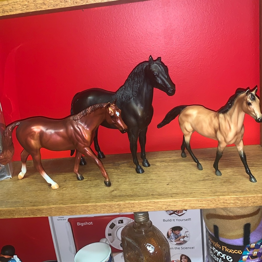 Three Breyer’s Horses